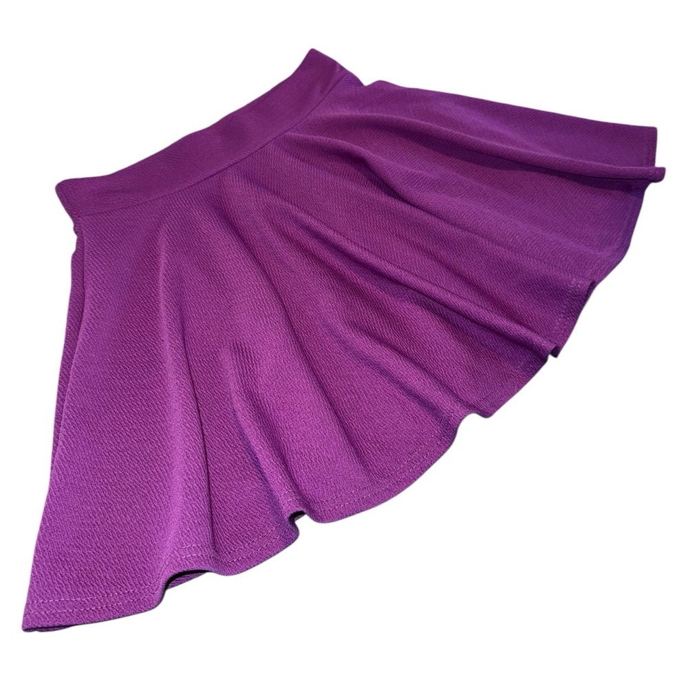 NWT Urban CoCo Purple High Waist Skater Skirt | Size Medium | Flared Stretch
